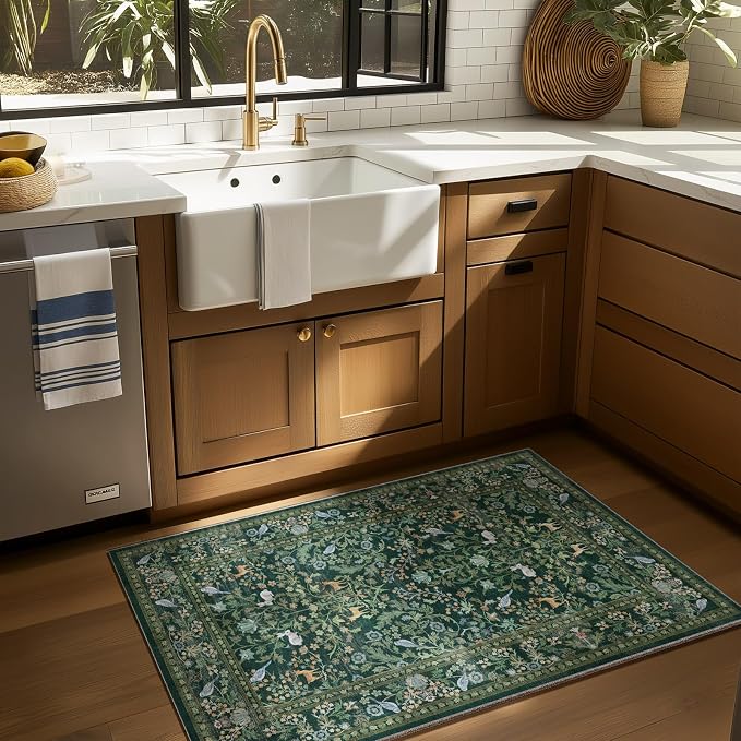 2x3 Washable Rugs for Entryway Indoor: Small Area Rug Door Mat Entrance