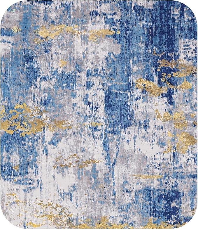 RELEANY Washable Area Rugs7'x9' Non-Slip Modern Abstract Soft