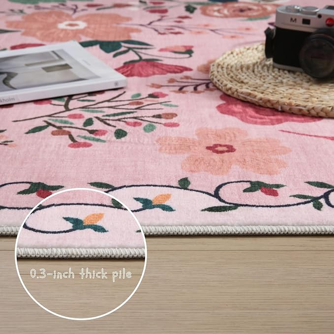 Rugcomf Runner Rug for Hallways Kitchen Rug Non Slip 2'x 6' Washable Rugs