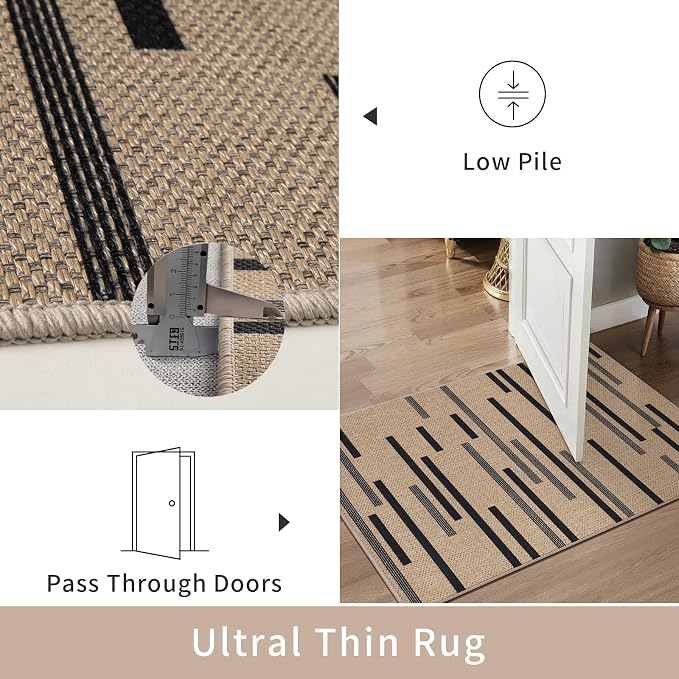 Tangsoo Modern Easy Jute 2x4 Rug