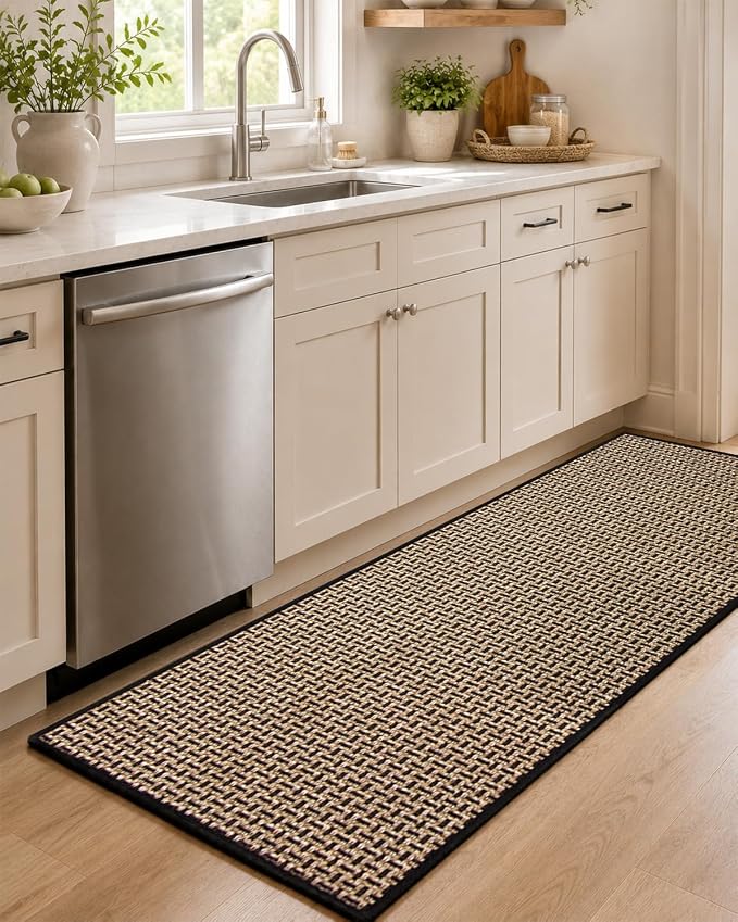 eqivei Kitchen Runner Rug, Island Walkway, Hallway or Laundry Room