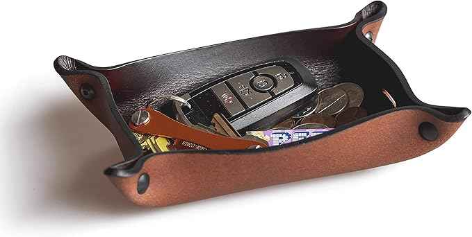 Main Street Forge Leather Valet Tray