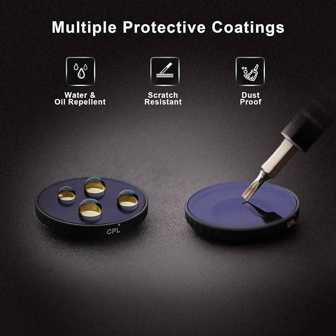 Haoge Star Filter for Insta360 GO Ultra, 6 Points Starlight Twinkle Starburst