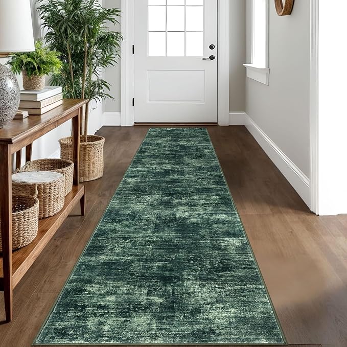IOHOUZE Abstract Runner Rug 2x10 Ft Washable Runners