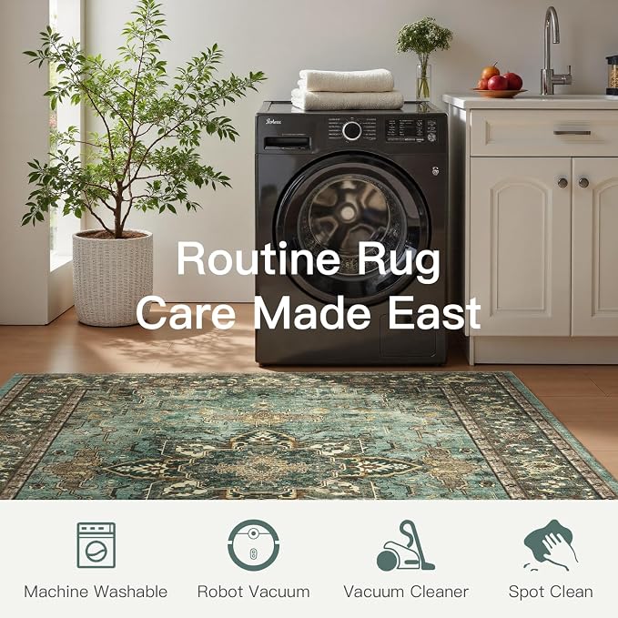 Lofus 8x10 Area Rugs for Living Room, Washable Area Rug, Rugs for Bedroom