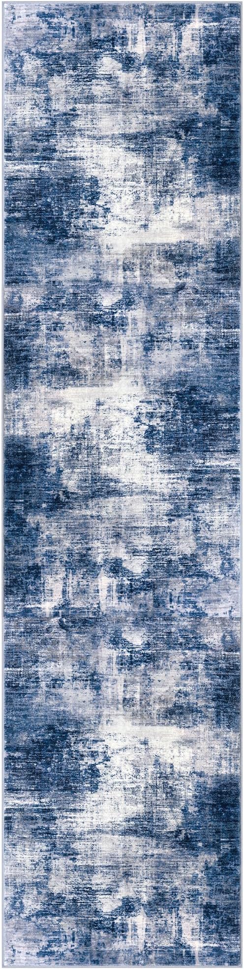 IOHOUZE Abstract Runner Rug 3x12 Ft Washable Runners