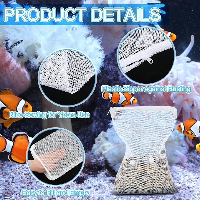 Abbylike 10pcs Large Filter Media Bags