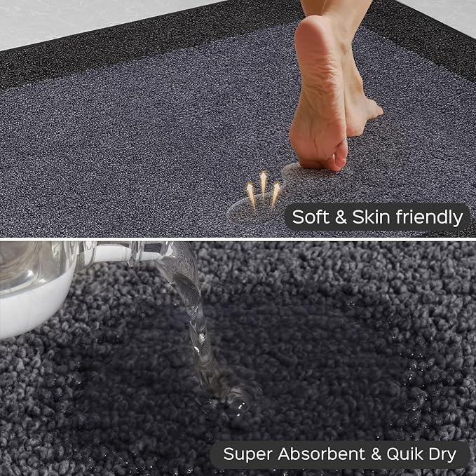 Machine Washable Kitchen Rug 24" x 84", Non Slip Kitchen Mat