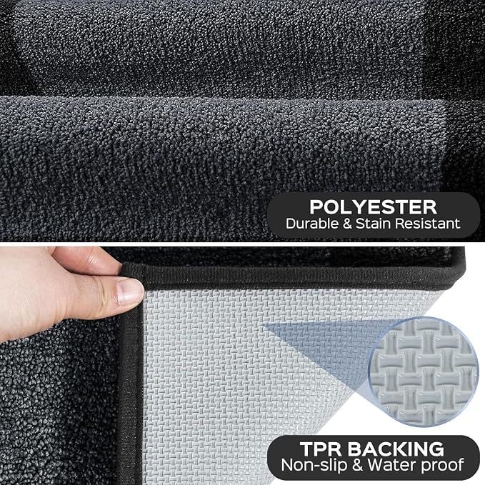 Machine Washable Runner Rug 32" x 144", Non Slip Kitchen Rug