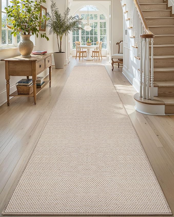Color&Geometry Door Mat 2'4"x12' Runner Rug