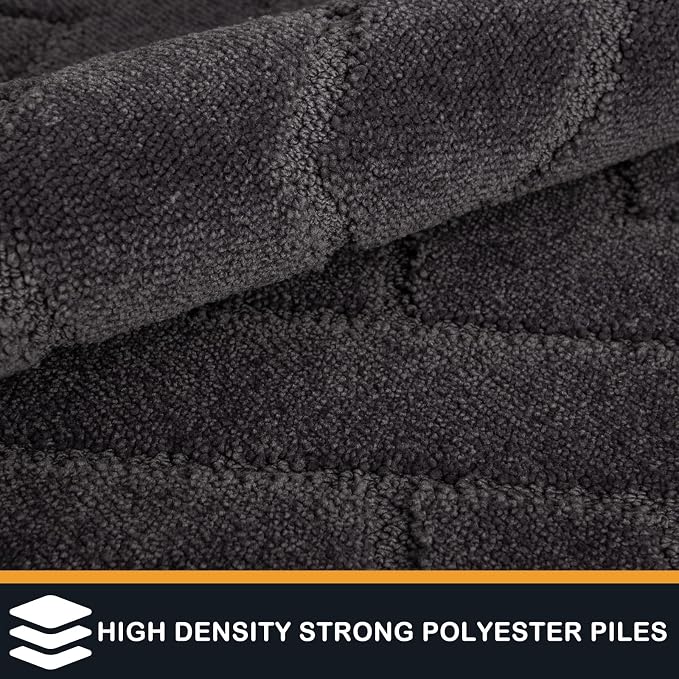 PURRUGS Easy Care Area Rug 4.5ft x 7ft, Non-Slip Machine Washable Door Mat