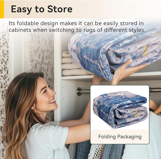 RELEANY Washable Area Rugs 3x7 Non-Slip Modern Abstract Soft