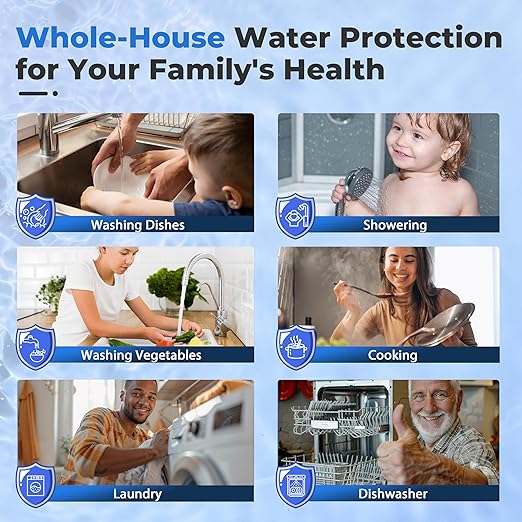 iSpring Whole House Water Filter System Ultimate PFAS Scale and Heavy Metals