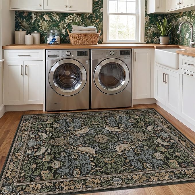 Washable 4x6 Area Rug for Living Room