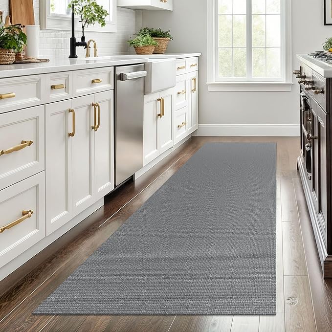 EARTHALL Washable Runner Rug 3x8 Ft Non Slip Runners