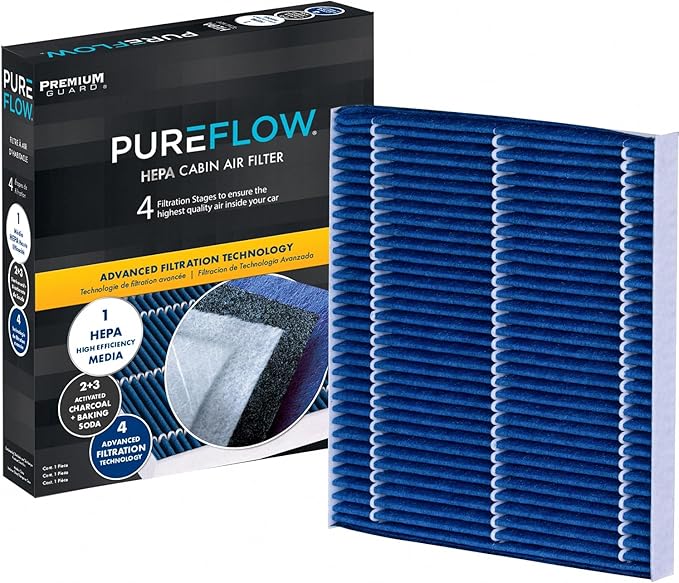 PureFlow HEPA Cabin Air Filter PC4099HX | Fits 2023-2025 Nissan Z, 2009-2021
