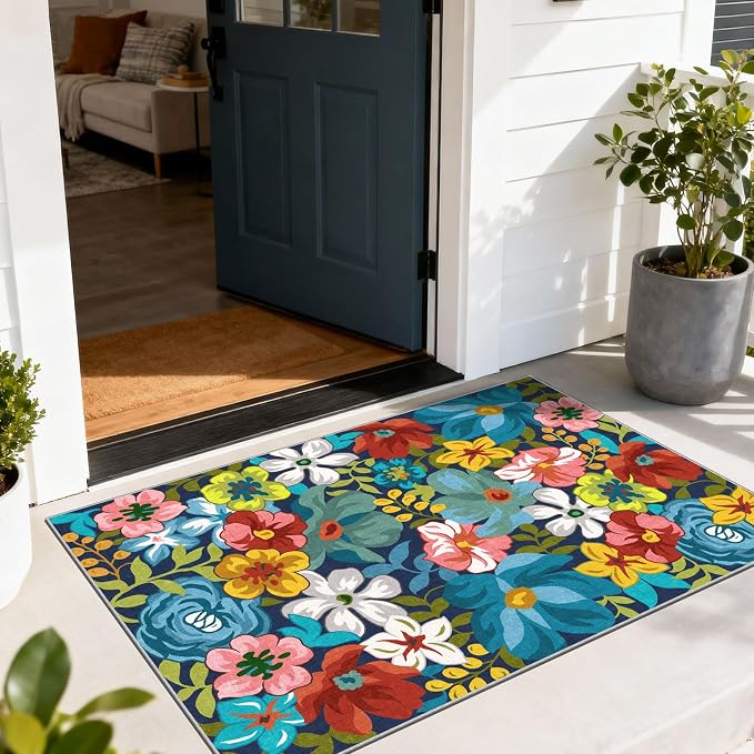 Floral Outdoor Rug