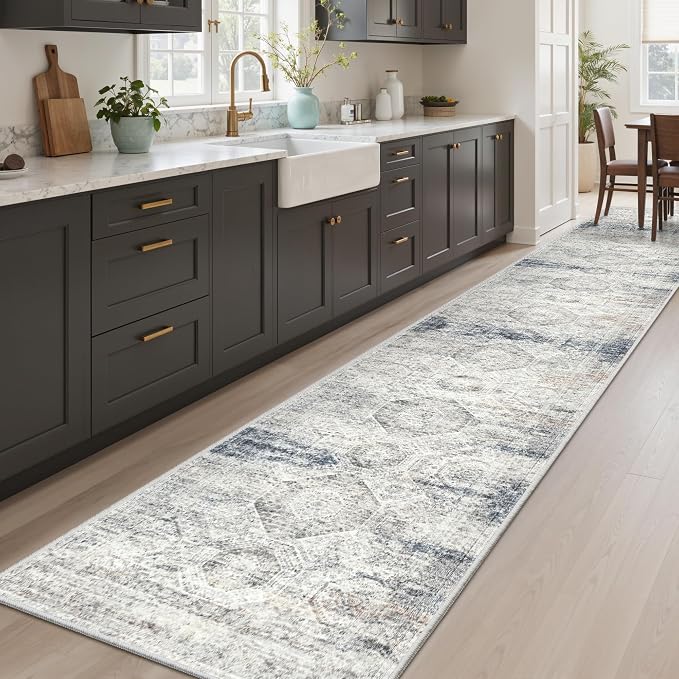 Soalmost Runner Rug 2x12 Washable Non-Slip Hallway Runner Rugs