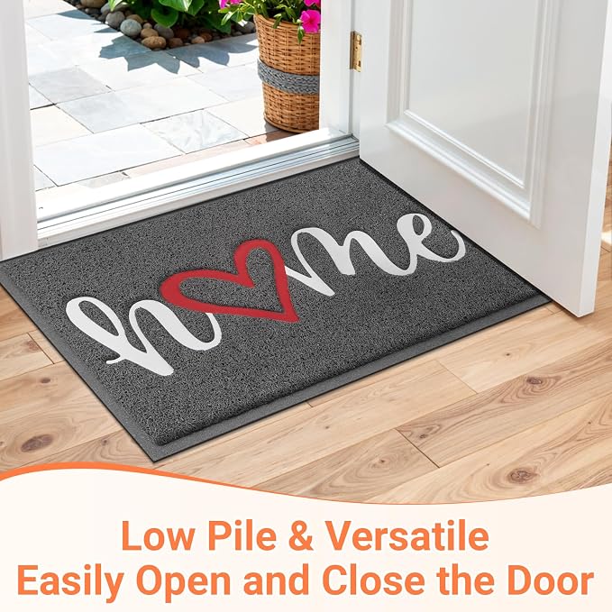 StepLively Door Mat Home Welcome Mats Outdoor and Indoor, Heavy-Duty