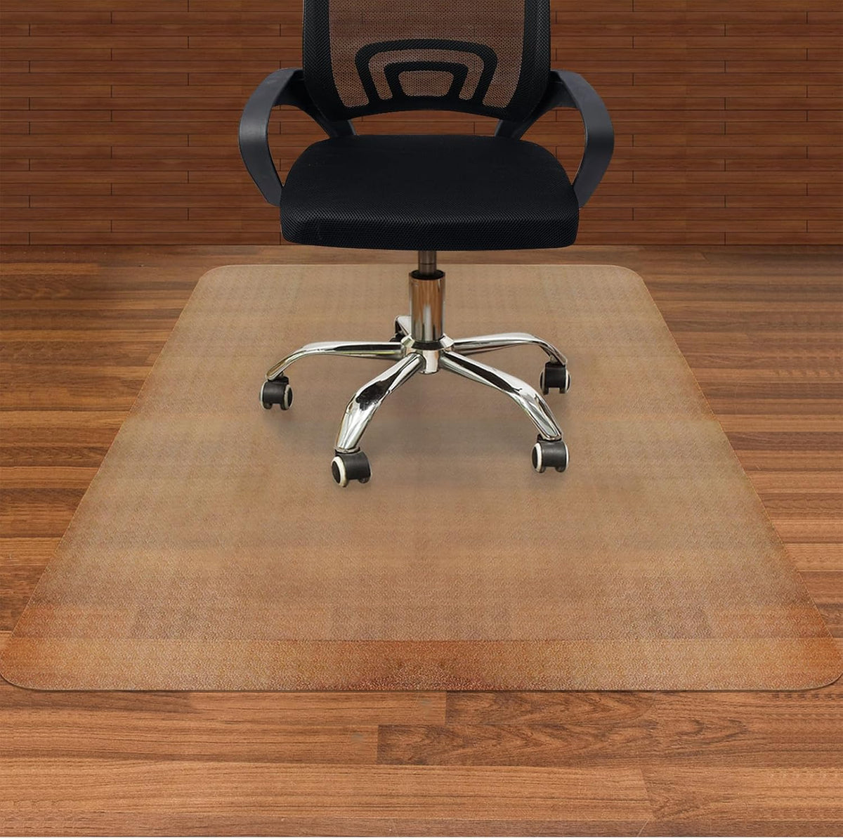 AiBOB Chair Mat for Hardwood Floor, 45 X 53 inches Desk Chair Mat for Wood and Tile Floors, Protection Mats for Office and Home, Easy Glide for Chairs
