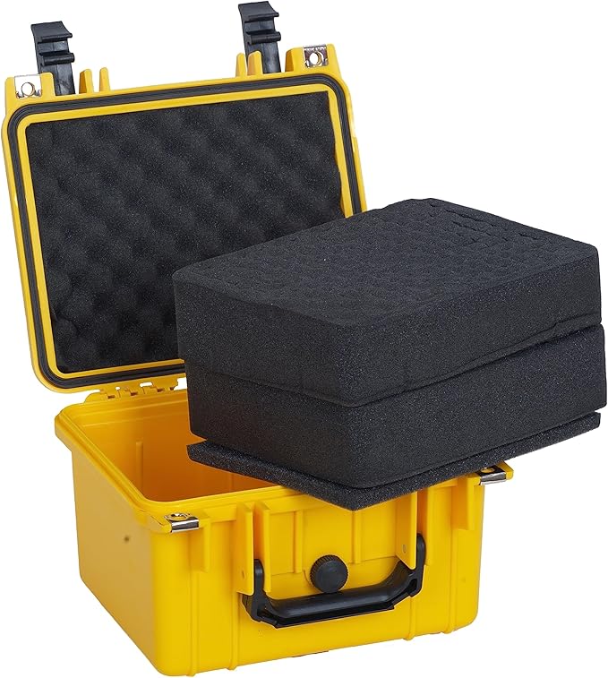 MEIJIA Portable All Weather IP67 Waterproof Camera Case, hard case