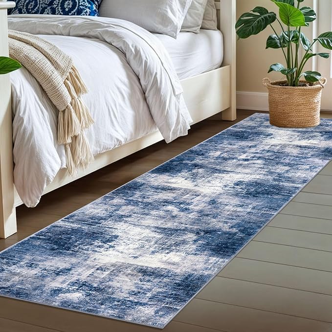 IOHOUZE Abstract Runner Rug 2x7 Ft Washable Runners