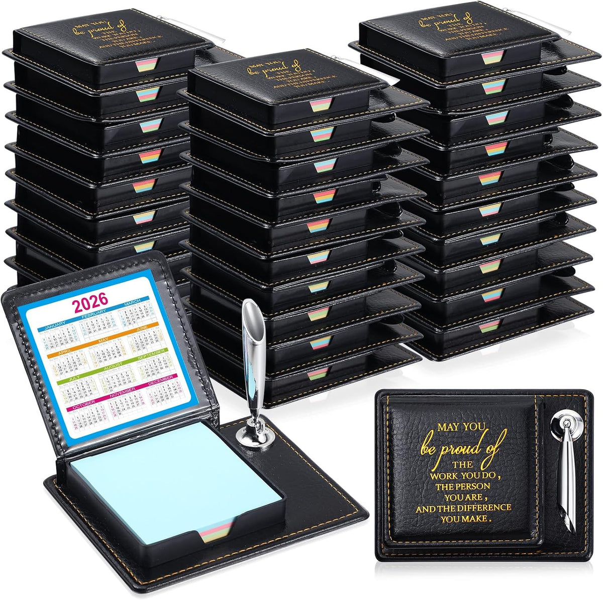 Tenceur 36 Pcs Employee Appreciation Gifts Bulk, Sticky Note Holder