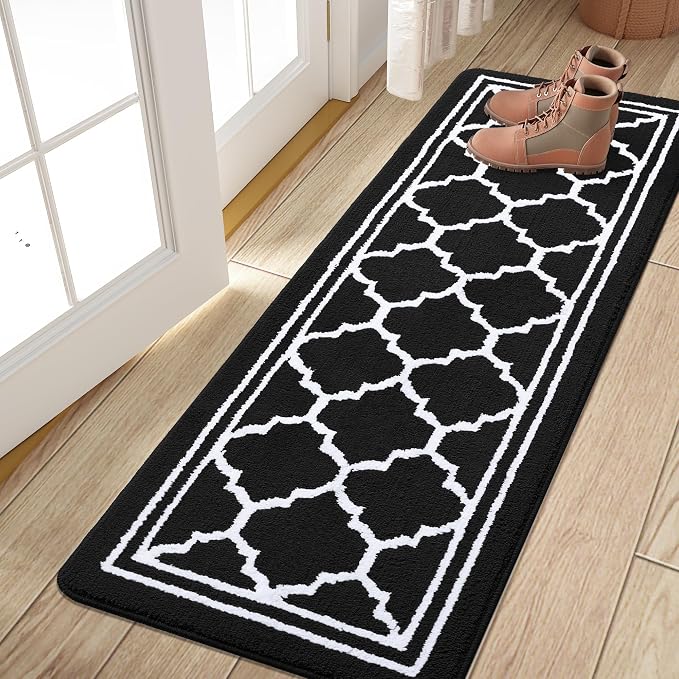 Buganda Long Indoor Door Mat, Dirt-Resistant and Absorbent Doormat, Low Profile