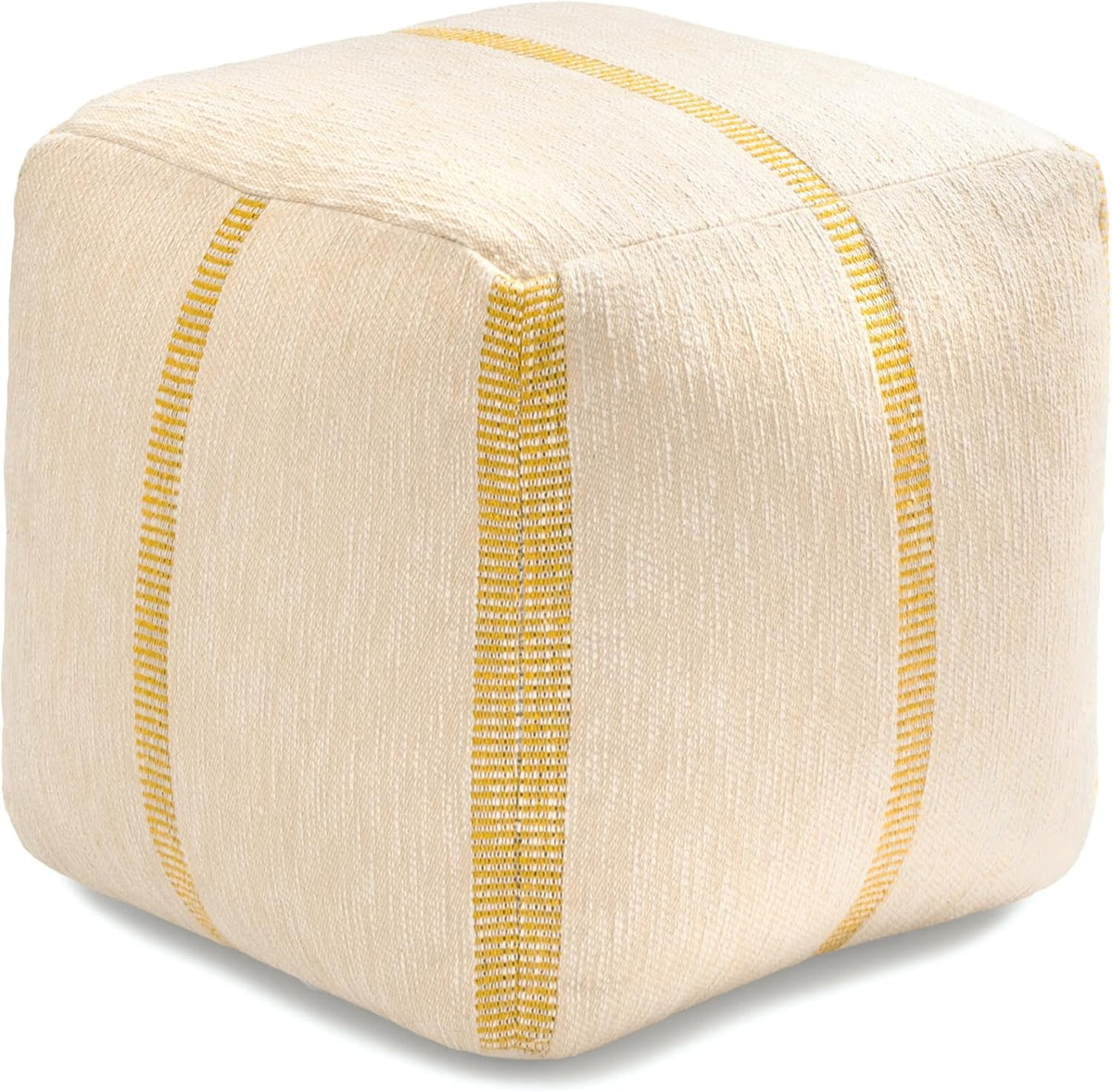 Anji Mountain 20" H x 20" W Handmade Pouf Ottoman for Living Room & Couch