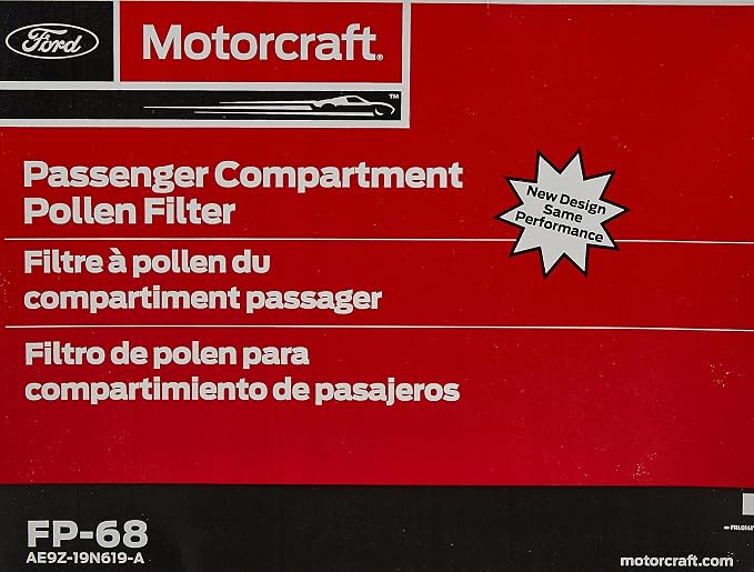 Motorcraft FP-68 Cabin Air Filter, Original Version