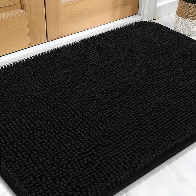 OLANLY Dog Door Mat for Muddy Paws 30x20, Absorbs Moisture and Dirt, Absorbent