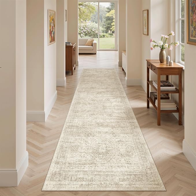 Soalmost Runner Rug 2x7 Washable Non-Slip Hallway Runner Rugs