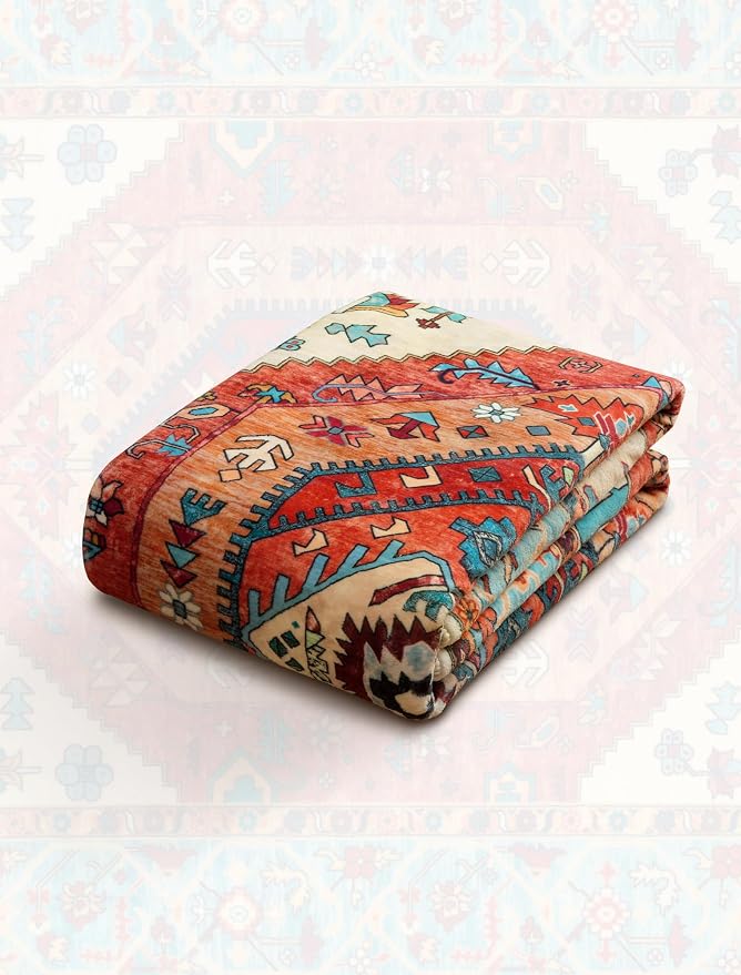 SERISSA Boho Kitchen Runner Rug, 3x7 Washable Non-Slip Runner Rug