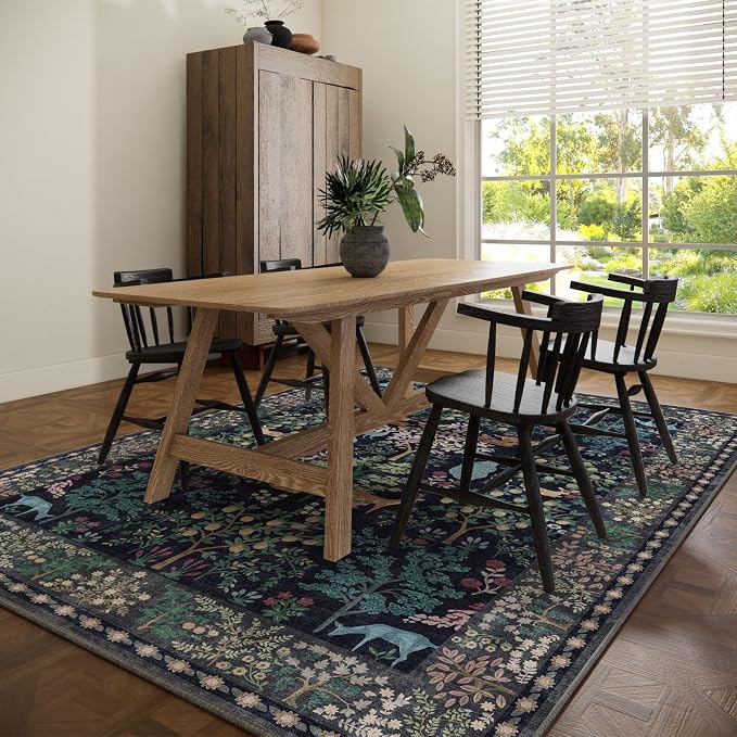 9x12 Area Rugs for Living Room: Washable Bedroom Rug Vintage Area Rug Stain