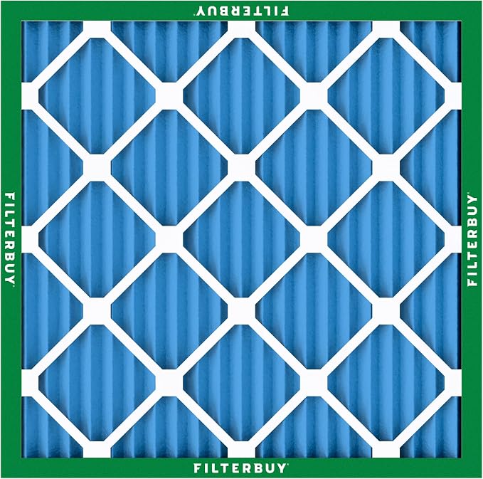 Filterbuy 24x24x1 Air Filter MERV 13 Optimal Smoke & Allergy Defense,