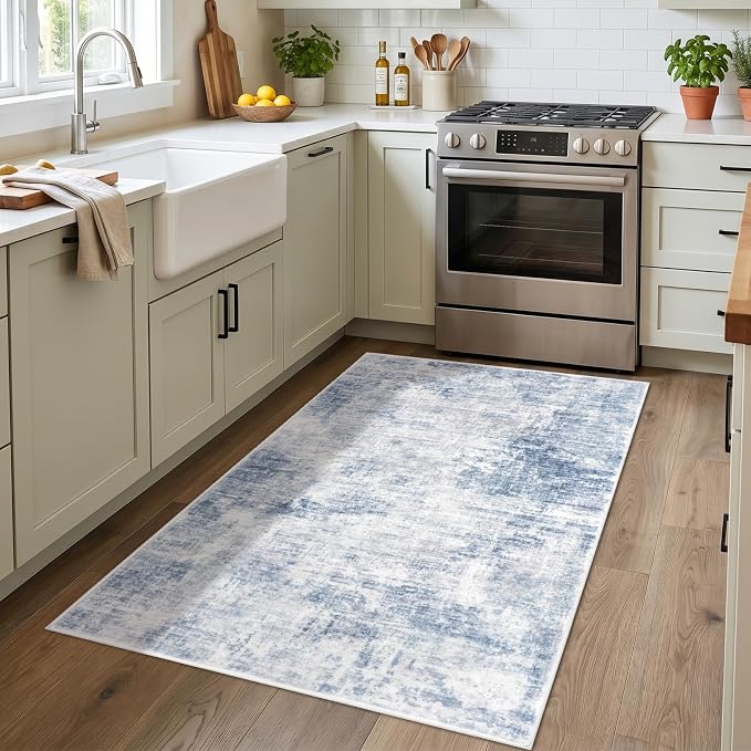IOHOUZE Abstract Area Rug 3x4 Ft Washable Rugs