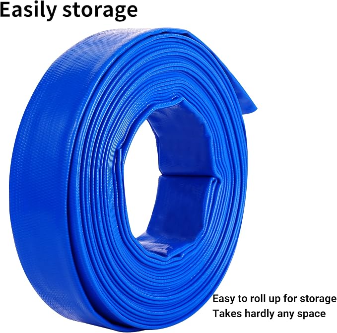 1-1/2" x 25 FT Pool Backwash Hose,