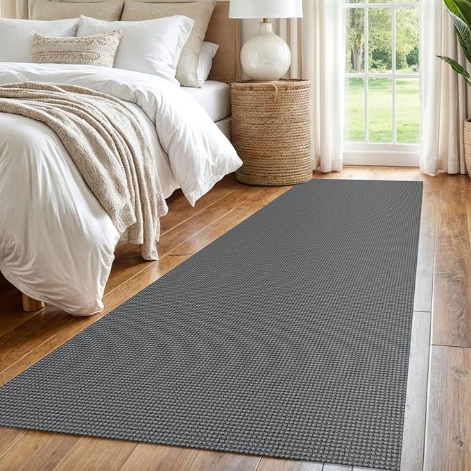 IOHOUZE Washable Runner Rug 2.6x8 Non Slip Rubber Backed Wide Hallway Runner