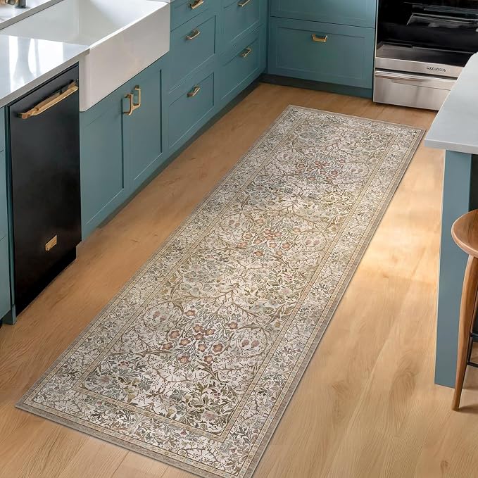 2x6 Washable Bathroom Runner Rug Non Slip