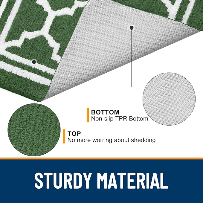 Buganda Indoor Door Mat, Dirt-Resistant and Absorbent Doormat, Low Profile