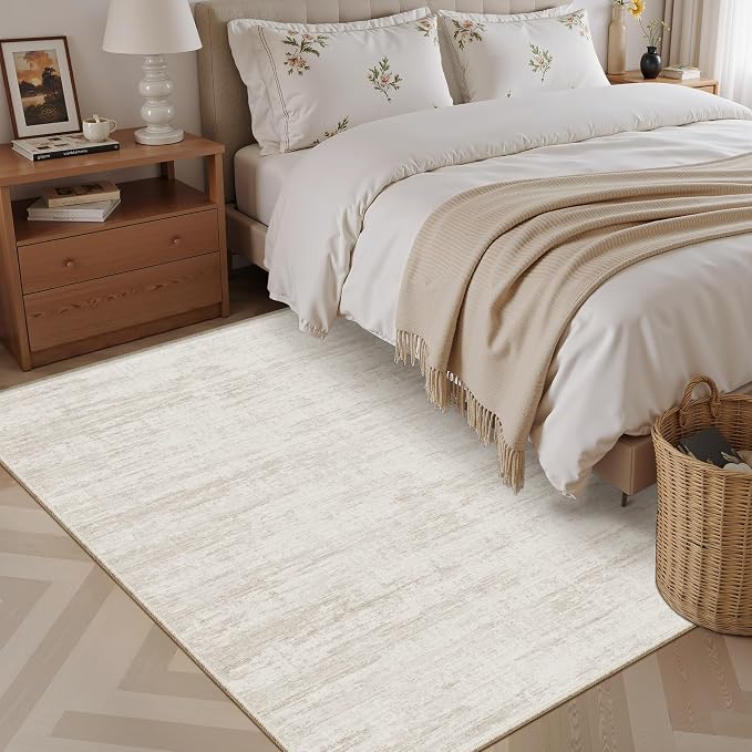 Washbale Rugs 3x5 Ultra Soft Area Rug, Non Slip Indoor Entryway Rugs, Stain
