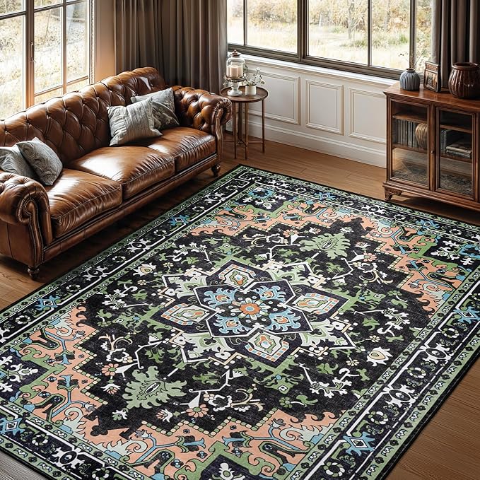 Lofus 9x12 Area Rugs for Living Room, Machine Washable Area Rug, Soft Large