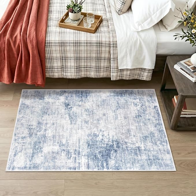 IOHOUZE Abstract Area Rug 3x4 Ft Washable Rugs