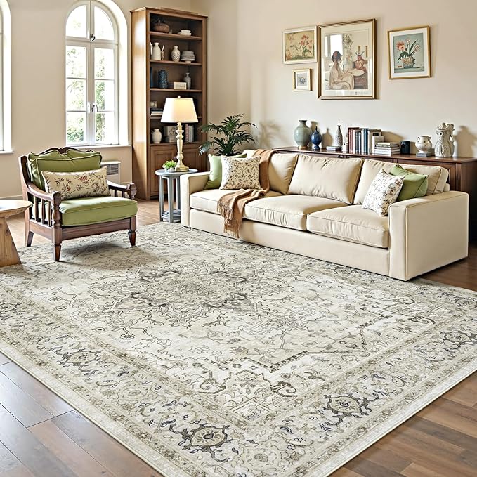 Lofus 6x9 Area Rugs for Living Room, Washable Area Rug, Rugs for Bedroom