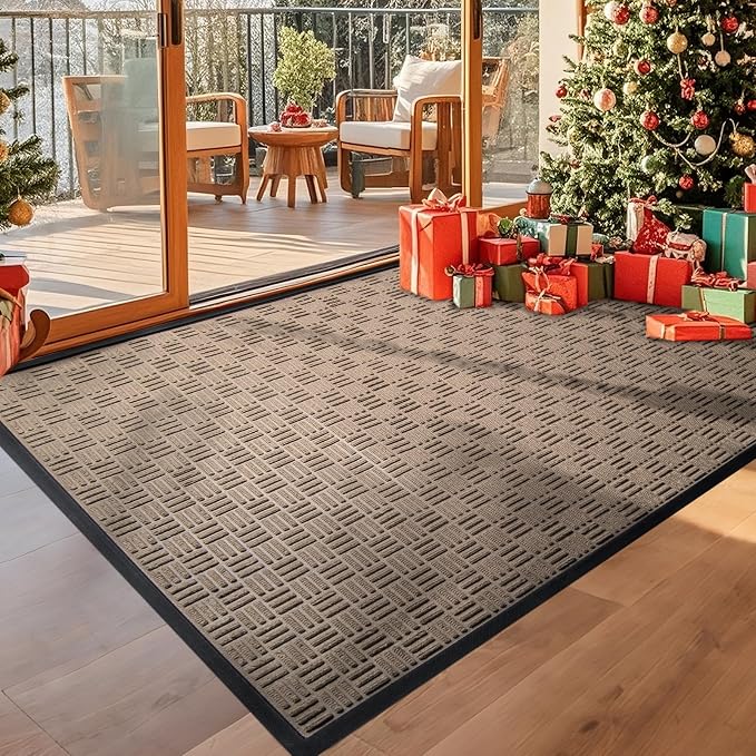 Mibao Front Door Mat, Heavy Duty Durable Welcome Mat