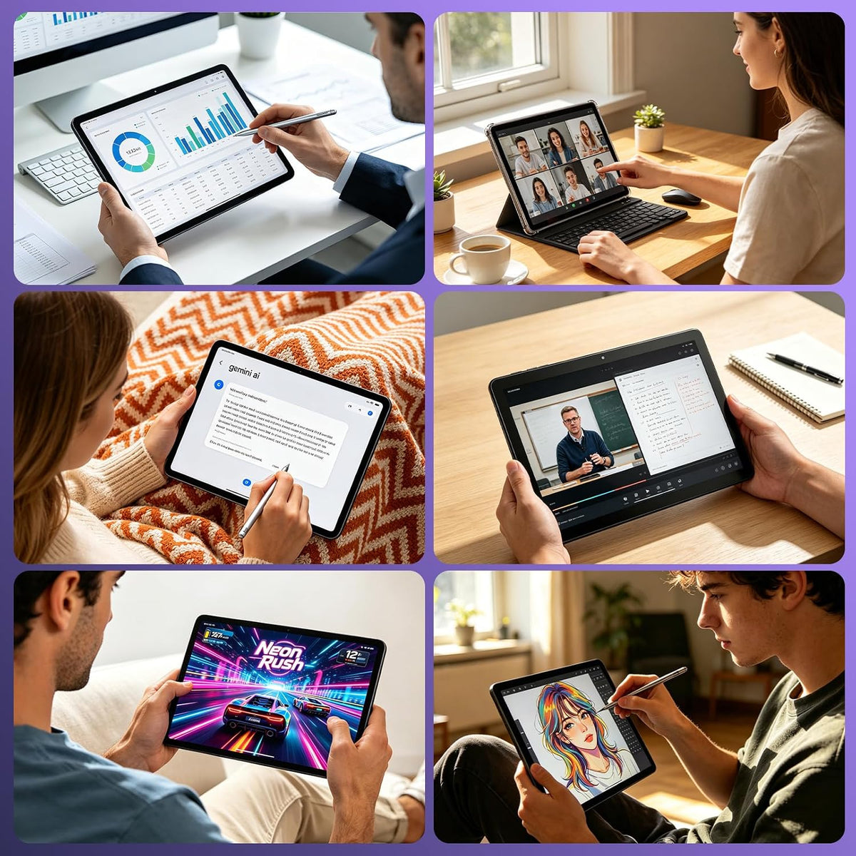 11 inch Tablet with Keyboard,Android 16 Tablet with Octa Core Processor