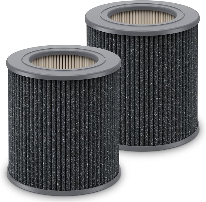 2 Pack Air Mini PECO-HEPA Replacement Filter Compatible