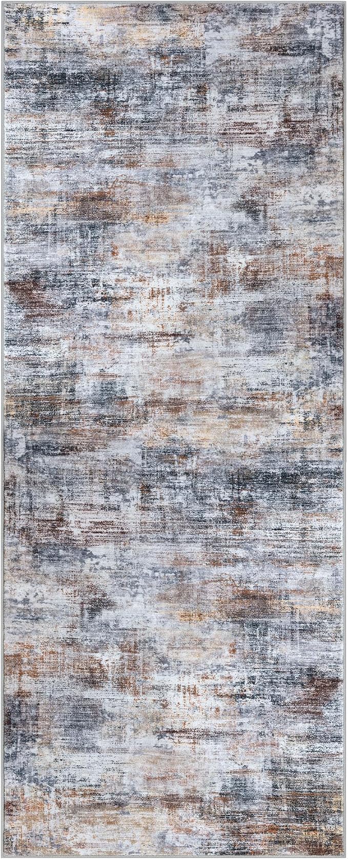 IOHOUZE Abstract Runner Rug 2x5 Ft Washable Runners