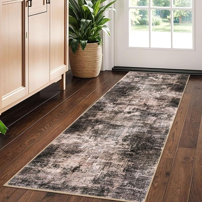IOHOUZE Abstract Runner Rug 2x5 Ft Washable Runners