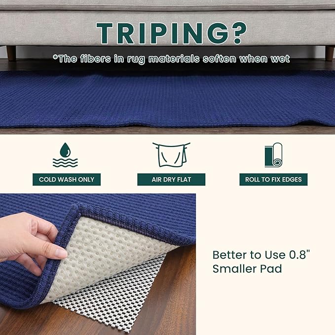 KOZYFLY Cotton 2x12 Runners Rugs
